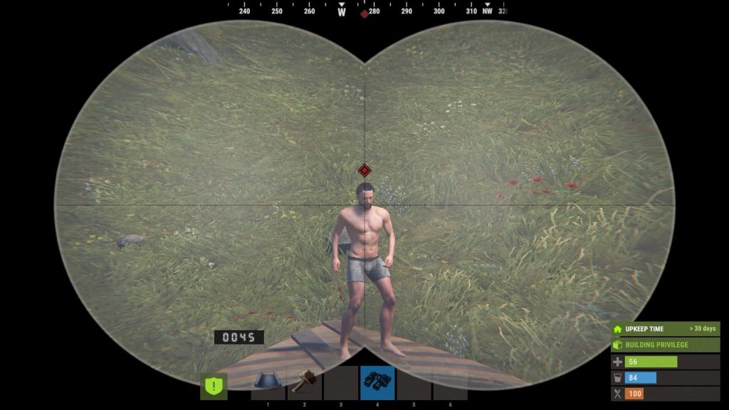 The New Binocular Interface While Looking at a Player
