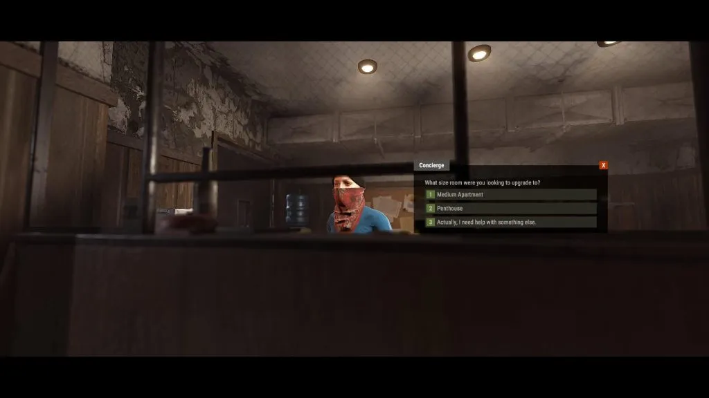 Concierge Check-In - Upgrade Options