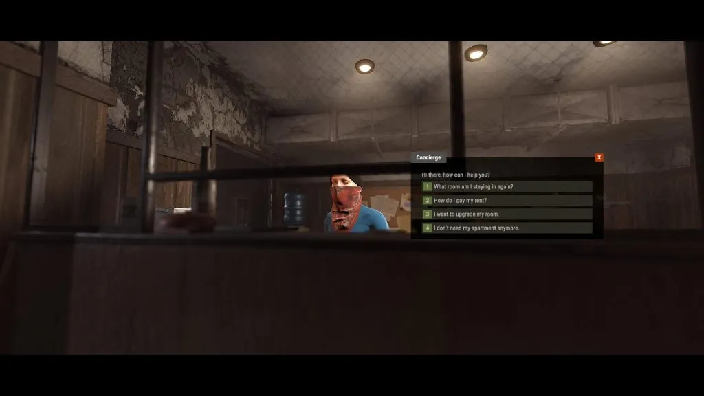 Concierge Check-In Room Number