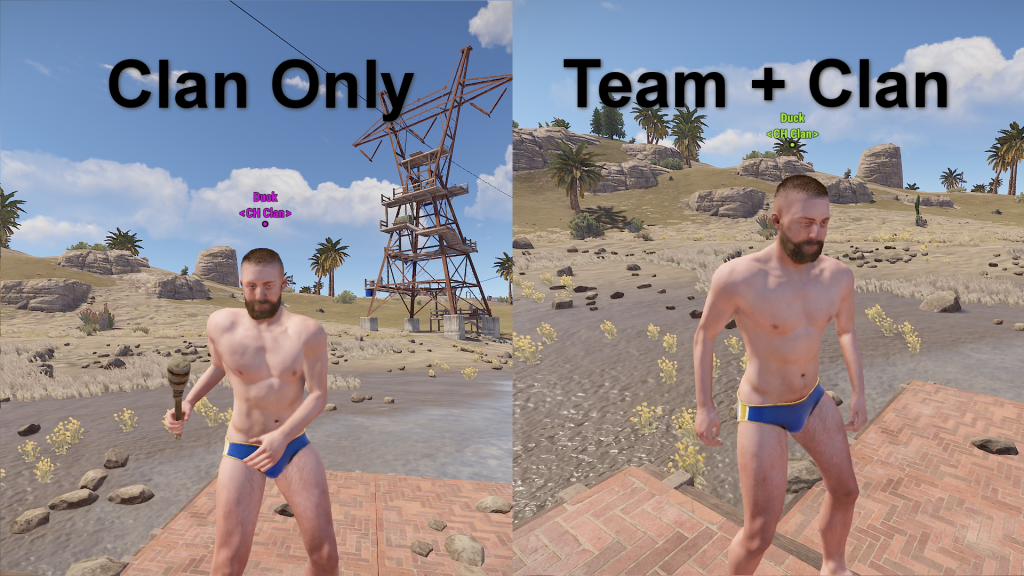 Clan Name Tag Comparison