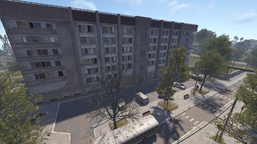 Empty Building Front View