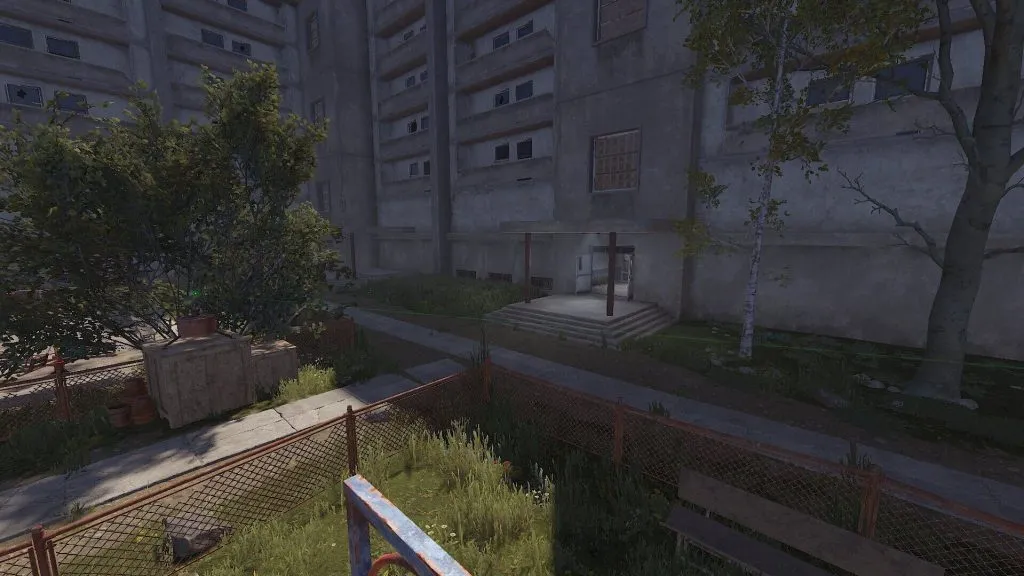 Partially Empty Building View 4