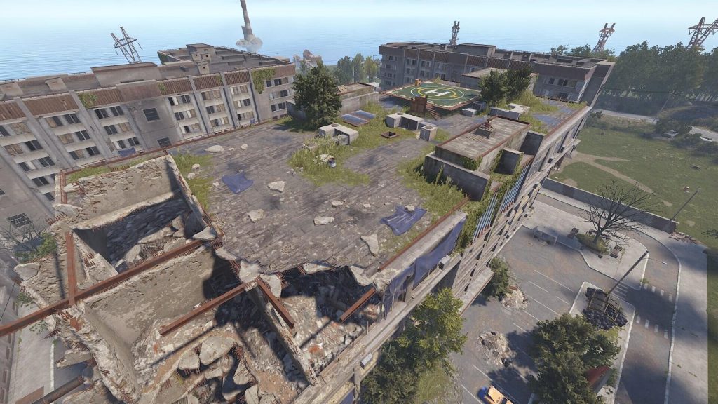 Apartment Complex Roof View 3