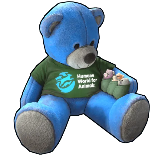 Humane World Charity 2026 Plushie image of rust item Humane World Charity 2026 Plushie