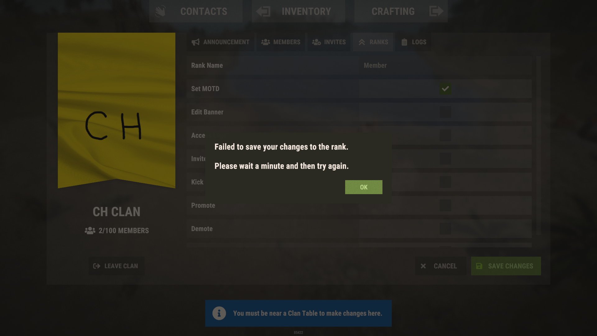 Rust Membership RUST Clan System Guide - Corrosion Hour