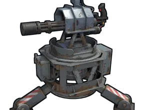 an icon of an industrial grade autoturret from the game RUST