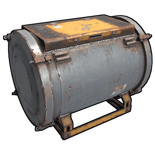 Industrial Storage Horizontal Barrel image of rust item Industrial Storage Horizontal Barrel