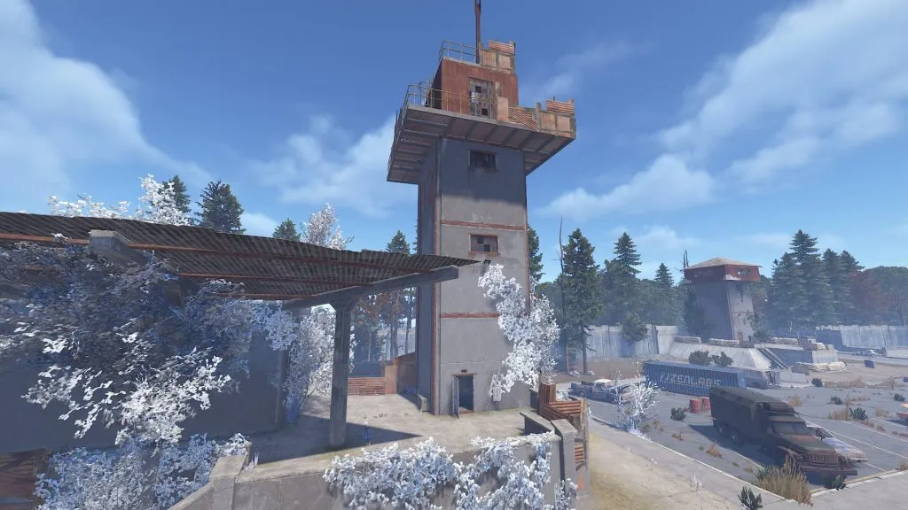 An Outside View of an Air Tower
