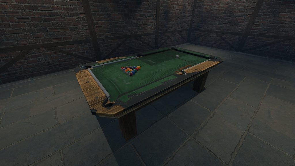A Deployed Pool Table in RUST 