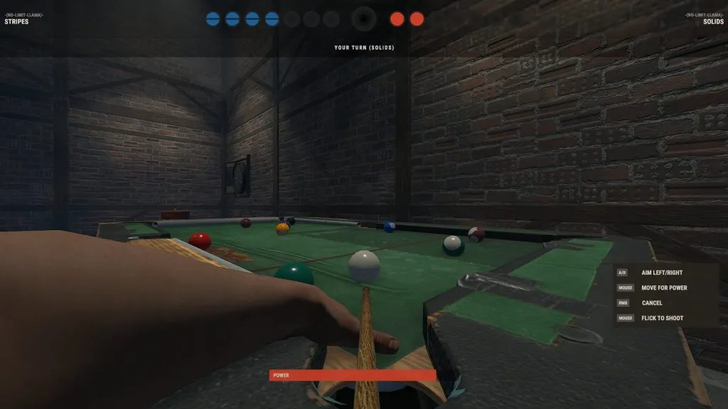 Shooting the Cue Ball at 100% Power