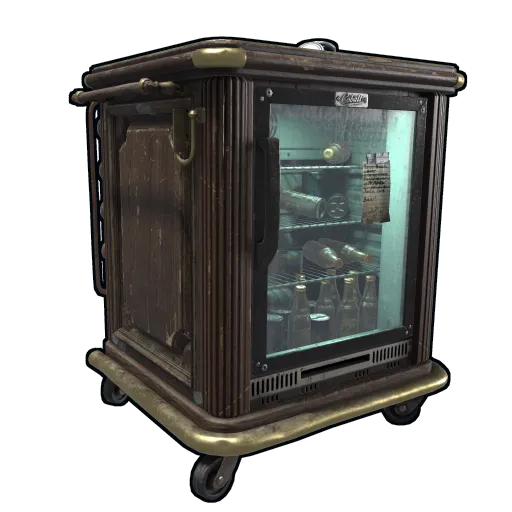 Bar Games Minifridge image of rust item Bar Games Minifridge