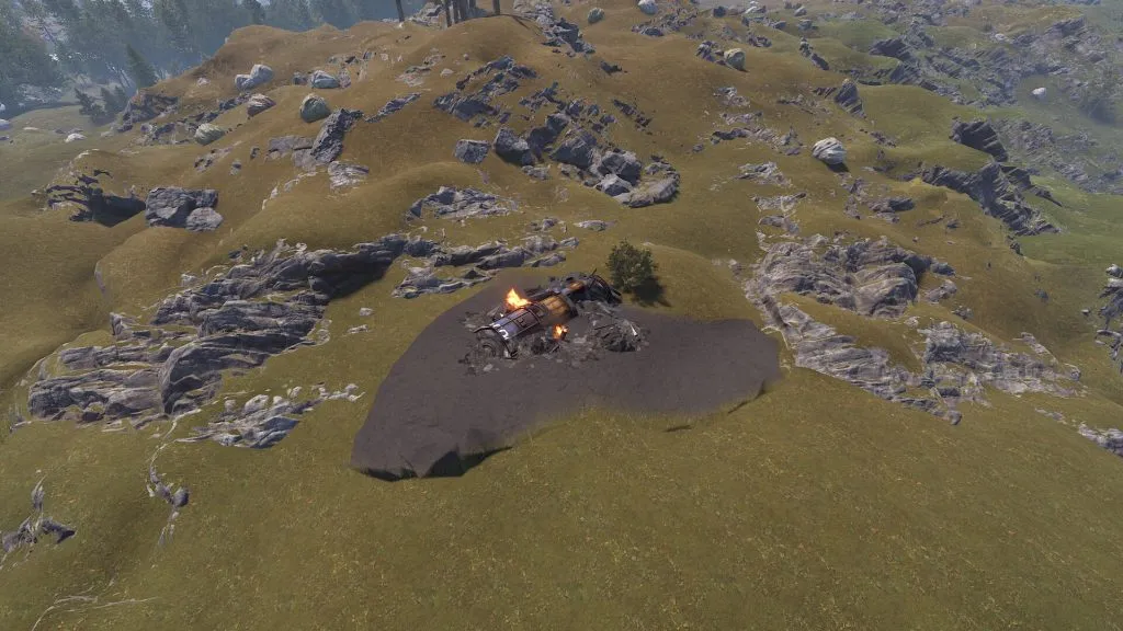 Satellite Post-Crash