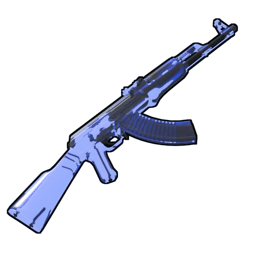 Crystal Assault Rifle Sapphire image of rust item Crystal Assault Rifle Sapphire