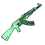 Crystal Assault Rifle Emerald