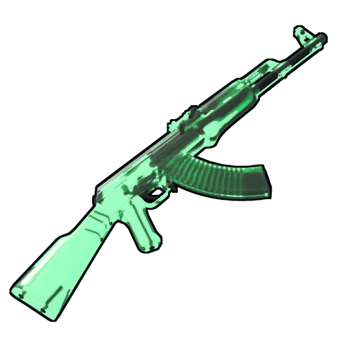 Crystal Assault Rifle Emerald image of rust item Crystal Assault Rifle Emerald