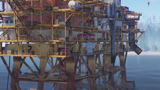 RUST Large Oil Rig Monument Level 2