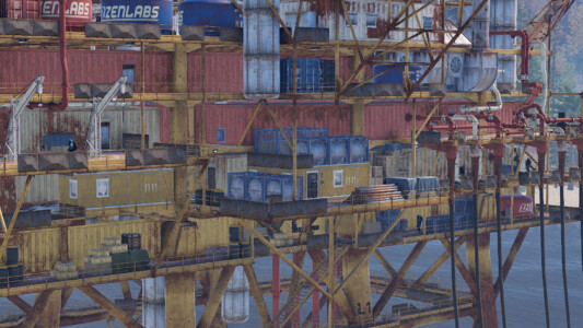 RUST Large Oil Rig Monument Level 3