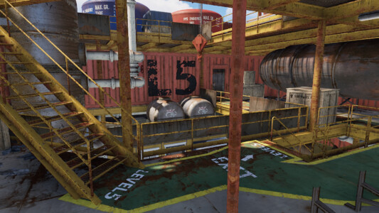 RUST Large Oil Rig Monument Level 5